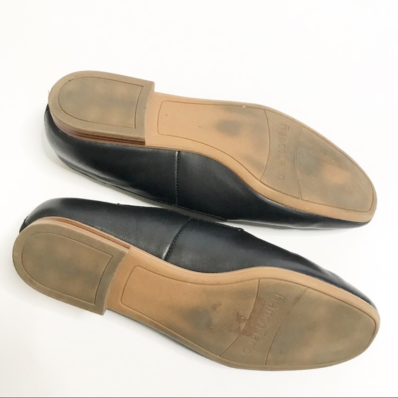 Franco Sarto Leather Smoking Loafers - Picture 4 of 7